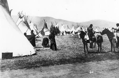 Campamento Flathead. Año 1906